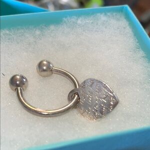 RARE Tiffany and Co. key to my heart key ring ￼